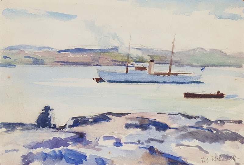 ON THE SHORE, IONA (THE SOUND OF IONA), c.1922